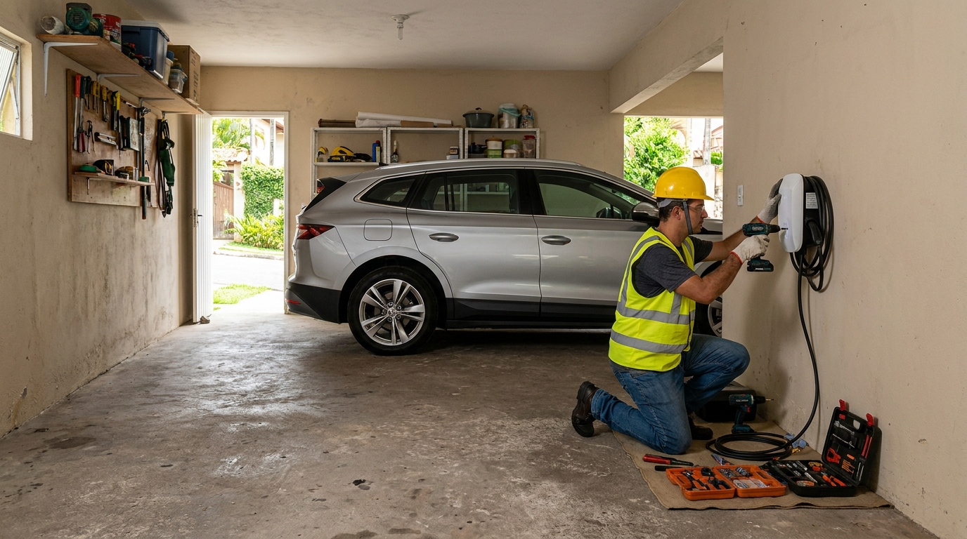 Instalação em Garagem ou Condomínio no Centro, Cascavel‑PR