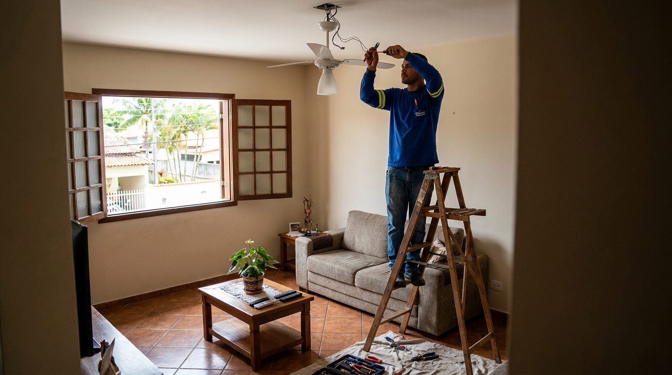 Reforço de Suporte no Teto no Ciro Nardi, Cascavel‑PR