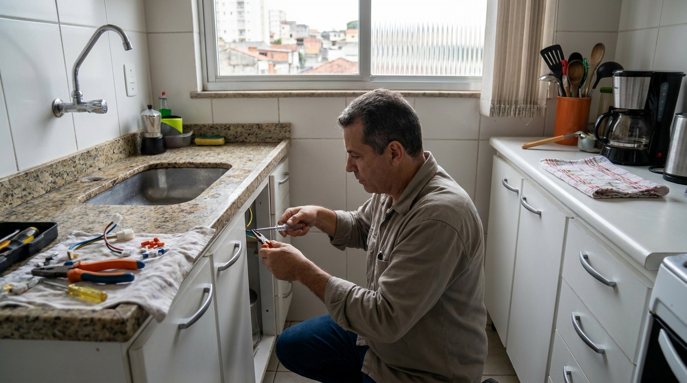 Troca de Torneira Elétrica no Coqueiral, Cascavel‑PR